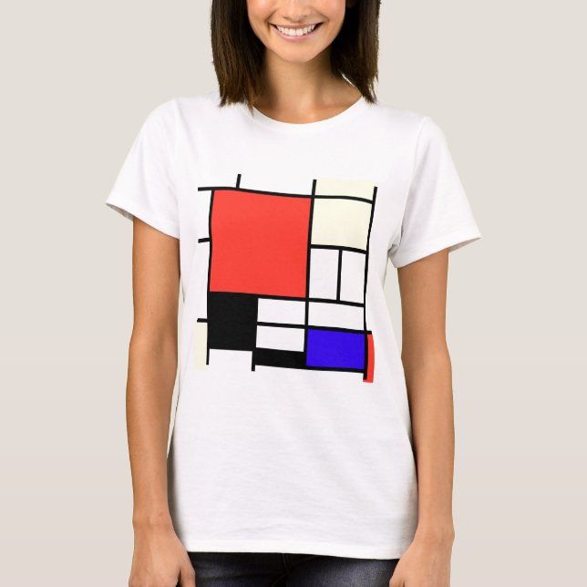 Camiseta Composition , Mondriaan (Frente)