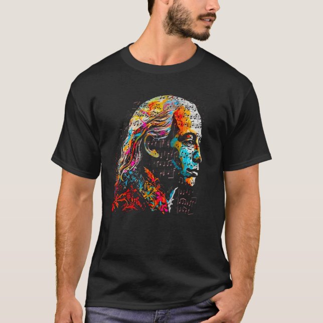 Camiseta Compositor de Música Art Antonio Vivaldi (Frente)