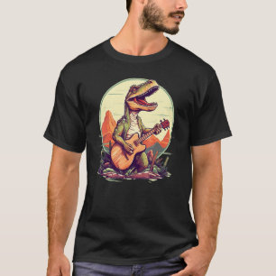 Camiseta Compositor de Música Divertida de Dinossauros T Re