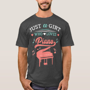 Camiseta Compositor De Teclado Eu Amo Filha De Música Coraç