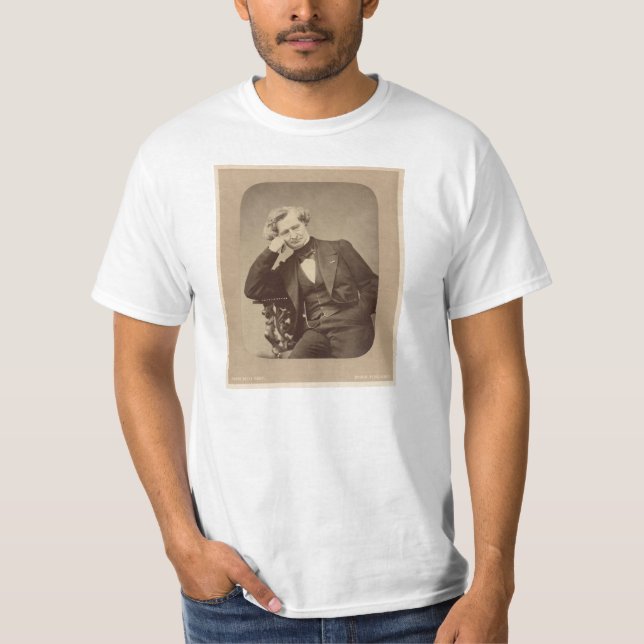 Camiseta Compositor romântico francês Hector Berlioz (Frente)