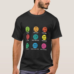 Camiseta Compositores Al Music Notas