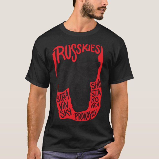 Camiseta Compositores Russos-Russos (Frente)