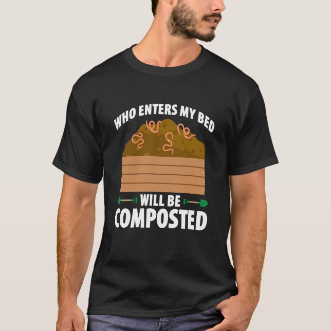 Camiseta Compostagem Para Composteira Jardineiro Fazendeiro (Frente)