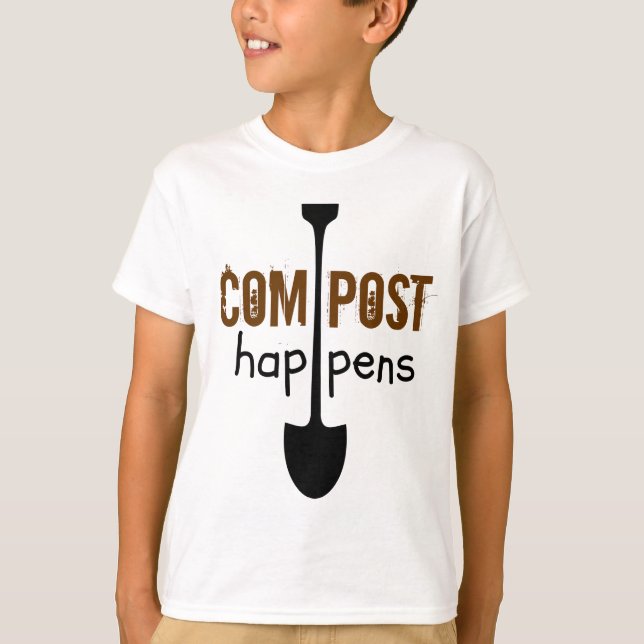 Camiseta Compostar Ocorre Múltipla Pá Humor (Frente)