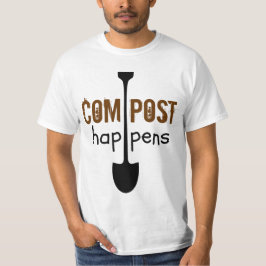 Camiseta Compostar Ocorre Múltipla Pá Humor
