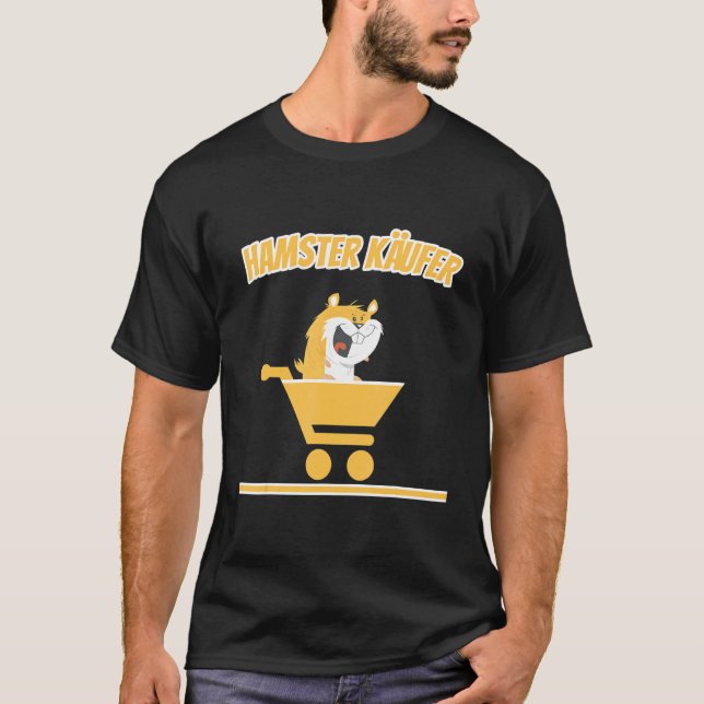 Camiseta Compra de Hamster, Comprador de Hamster, Comprando (Frente)