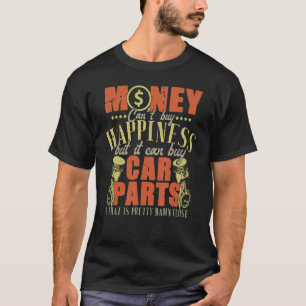 Camiseta Comprador de Peças de Carros Nerd de Carros Mecâni