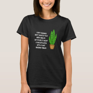 Camiseta Comprador de Plantas Sarcástico para Amante de Jar
