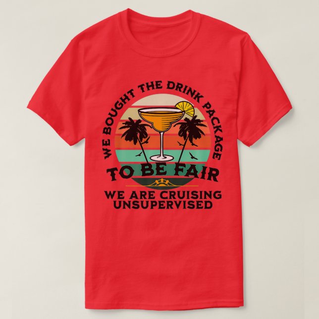 Camiseta Compramos O Pacote De Bebidas Engraçado Grupo Triz (Frente do Design)