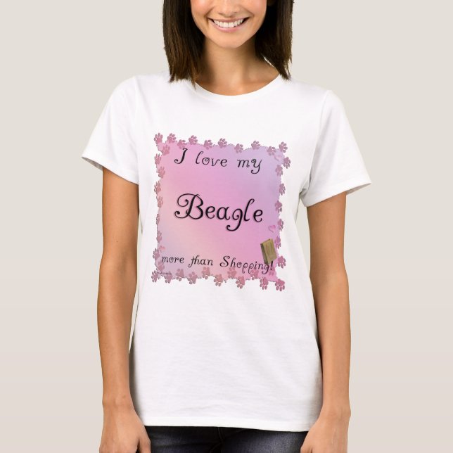 Camiseta Comprando Beagle (Frente)