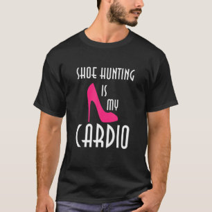 Camiseta Comprando Cardio de caça ao Calçado