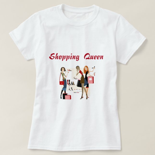 CAMISETA COMPRANDO COLEÇÃO DE RAINHAS (Frente do Design)
