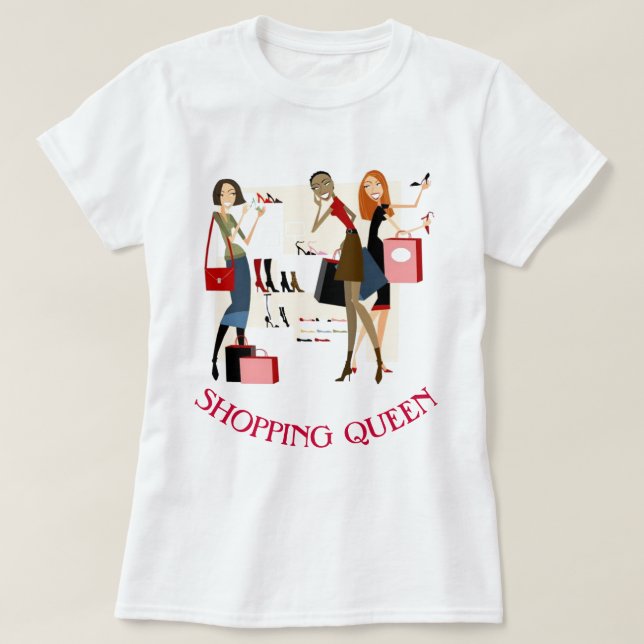 Camiseta Comprando Coleção Rainha (Frente do Design)
