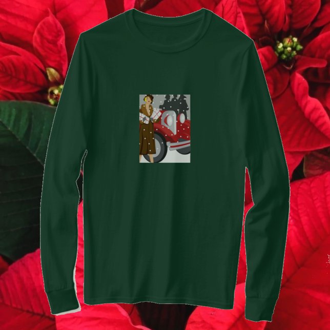 Camiseta Comprando na neve (Criador carregado)