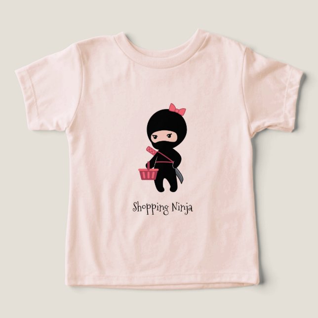 Camiseta Comprando Ninja Girl (Design frontal)