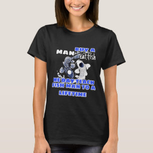 Camiseta Comprar A Man Come Fish 89
