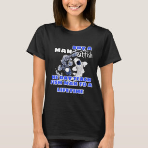 Camiseta Comprar A Man Come Fish 89