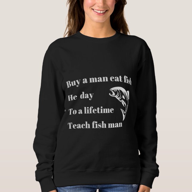 Camiseta Comprar A Man Comeu Peixe 558 (Frente)