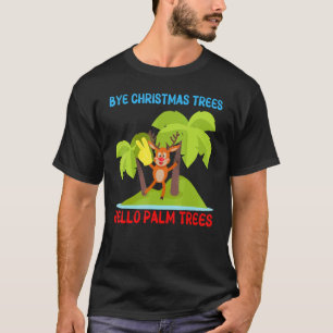 Camiseta Comprar Árvore de Natal Olá Palm Tres Papais noeis