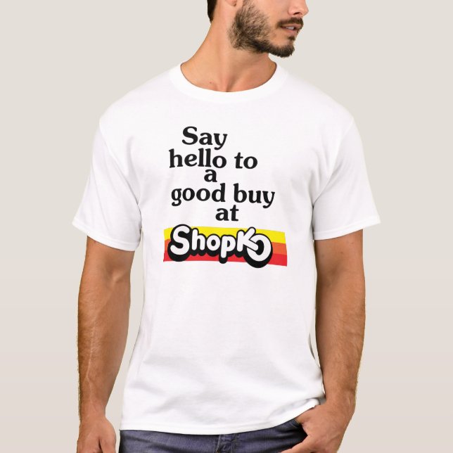 Camiseta Comprar Bom de Shopko (Frente)