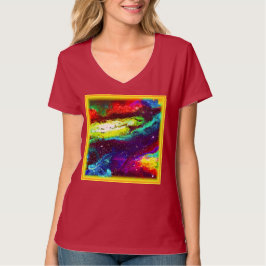 Camiseta Comprar Colorido de Arte Universo