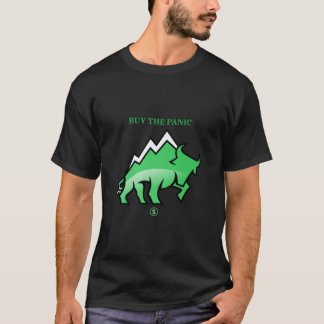 Camiseta Comprar da Bull mercado de ações em pânico