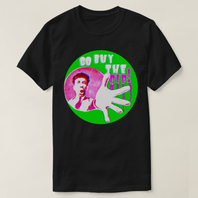 Camiseta Comprar da estética verde do Dip Crypto Hodler Vin (Frente do Design)