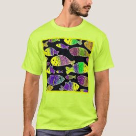 Camiseta Comprar de Arte de Peixes Exclusivos Agora