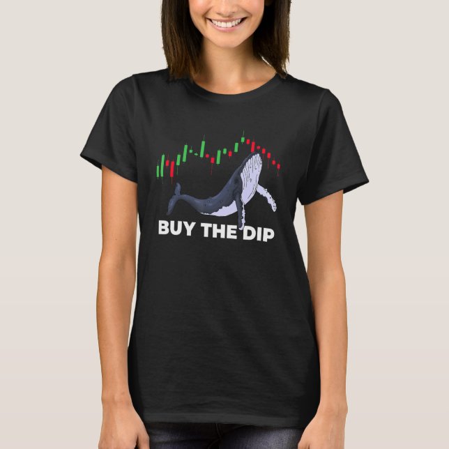 Camiseta Comprar De Negociação Crypto A Baleia De Gráfico D (Frente)