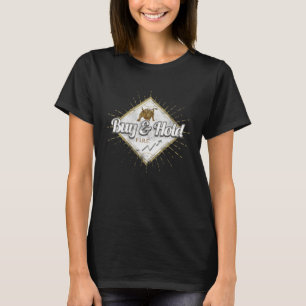 Camiseta Comprar e acionista e bolsa de valores do operador