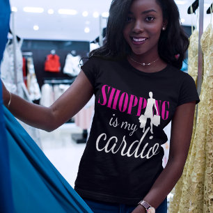 Camiseta Comprar é o meu Impressão gráfico de cardio (v2)
