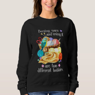 Camiseta Comprar Fios E Usá-Los São Dois Hobbies Diferentes