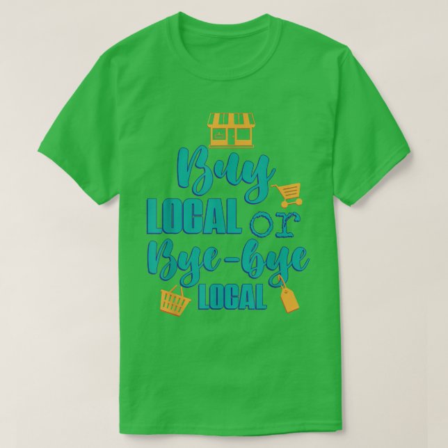 Camiseta Comprar Gráfico para agricultores locais Design (Frente do Design)