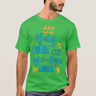 Camiseta Comprar Gráfico para agricultores locais Design
