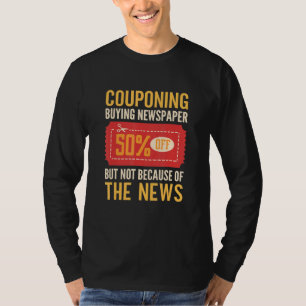 Camiseta Comprar Jornal, Mas Não Por Causa Do News Coupo