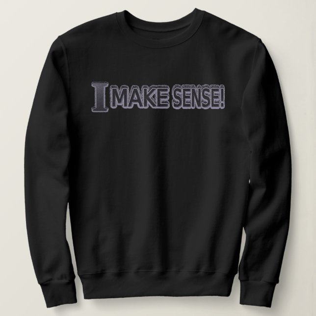 Camiseta Comprar "Make Sense" de Design de Expressão Bela (Frente do Design)