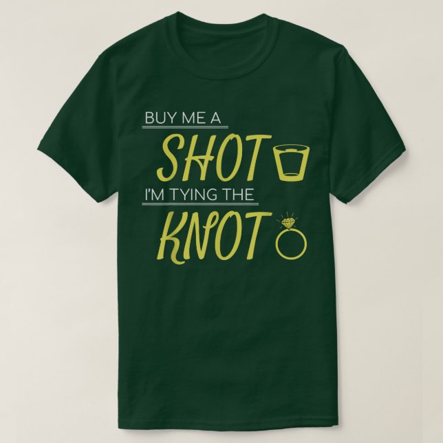 Camiseta Comprar-Me Um Solteiro De Casamento De Casando Im3 (Frente do Design)