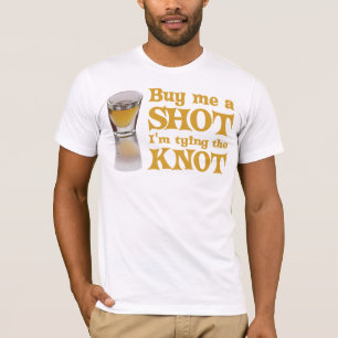 Camiseta Comprar-me um tiro, estou casando