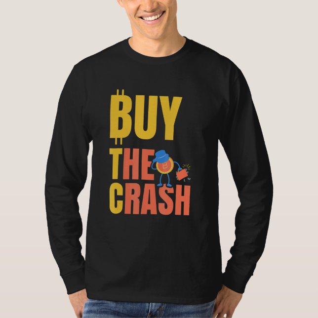 Camiseta Comprar O Crash Crypto Bitcoin Btc (Frente)