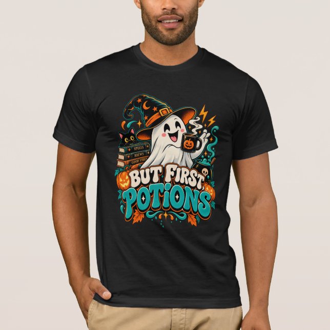 Camiseta Comprar Primeiras Poções (Frente)