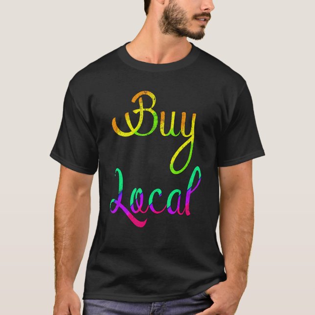 Camiseta Comprar Produtores Locais Profissional Vegan Power (Frente)