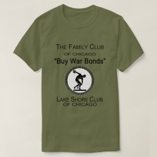 Camiseta Comprar War Bonds, Lake Shore Club, Chicago, IL