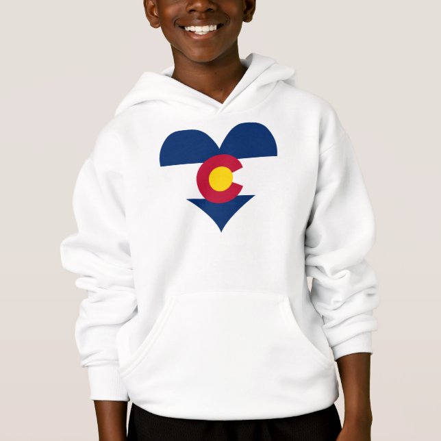 Camiseta Compre a bandeira de Colorado (Frente)