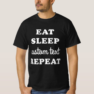 Camiseta Compre Eat Sleep Repeat