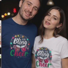 Camiseta "Compre o Brilho, Traga a Alegria." 