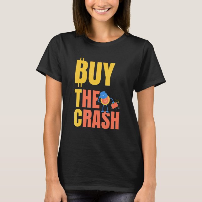 Camiseta Compre O Crash Cripto Bitcoin Btc (Frente)