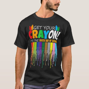 Camiseta Compre seu Crayon 100º Dia de Criatura Estudantil