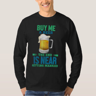 Camiseta Compre Uma Cerveja Casando Humor Diversão