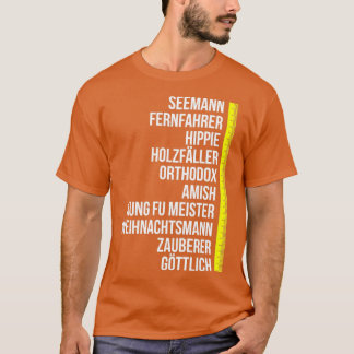 Camiseta Comprimento da barba Medida Carro-Barba